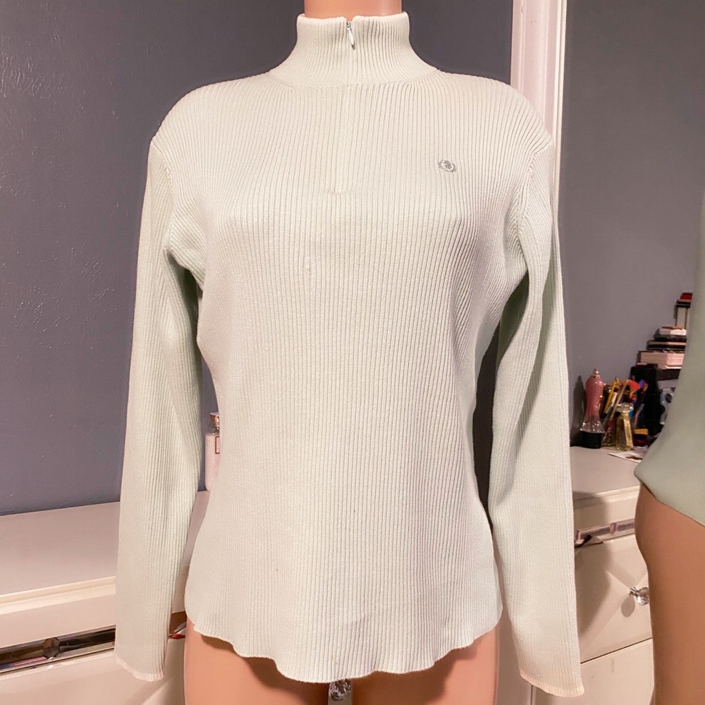 IZOD Ribbed Pastel Sweater - Picture 3 of 7